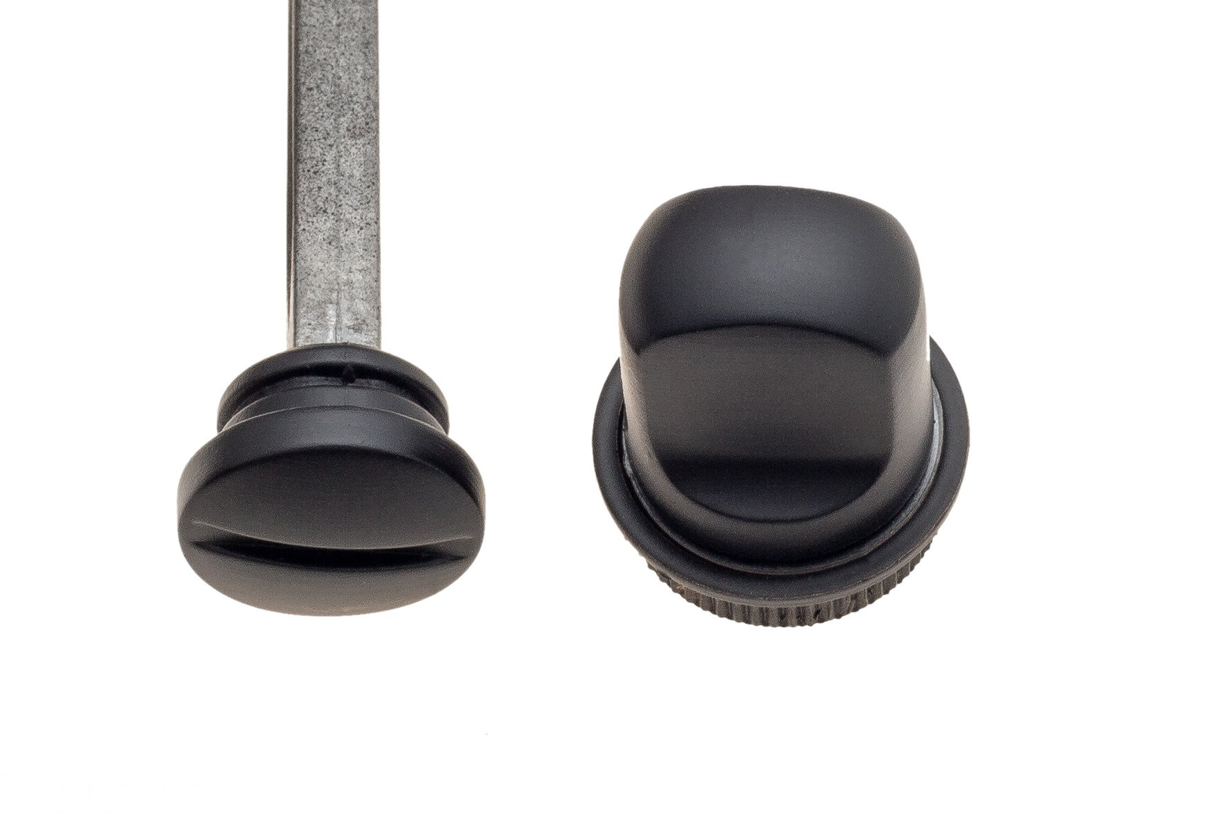 Фиксатор поворотный на MINI круглом основании Fratelli Cattini WC-1 1FS-NM матовый черный